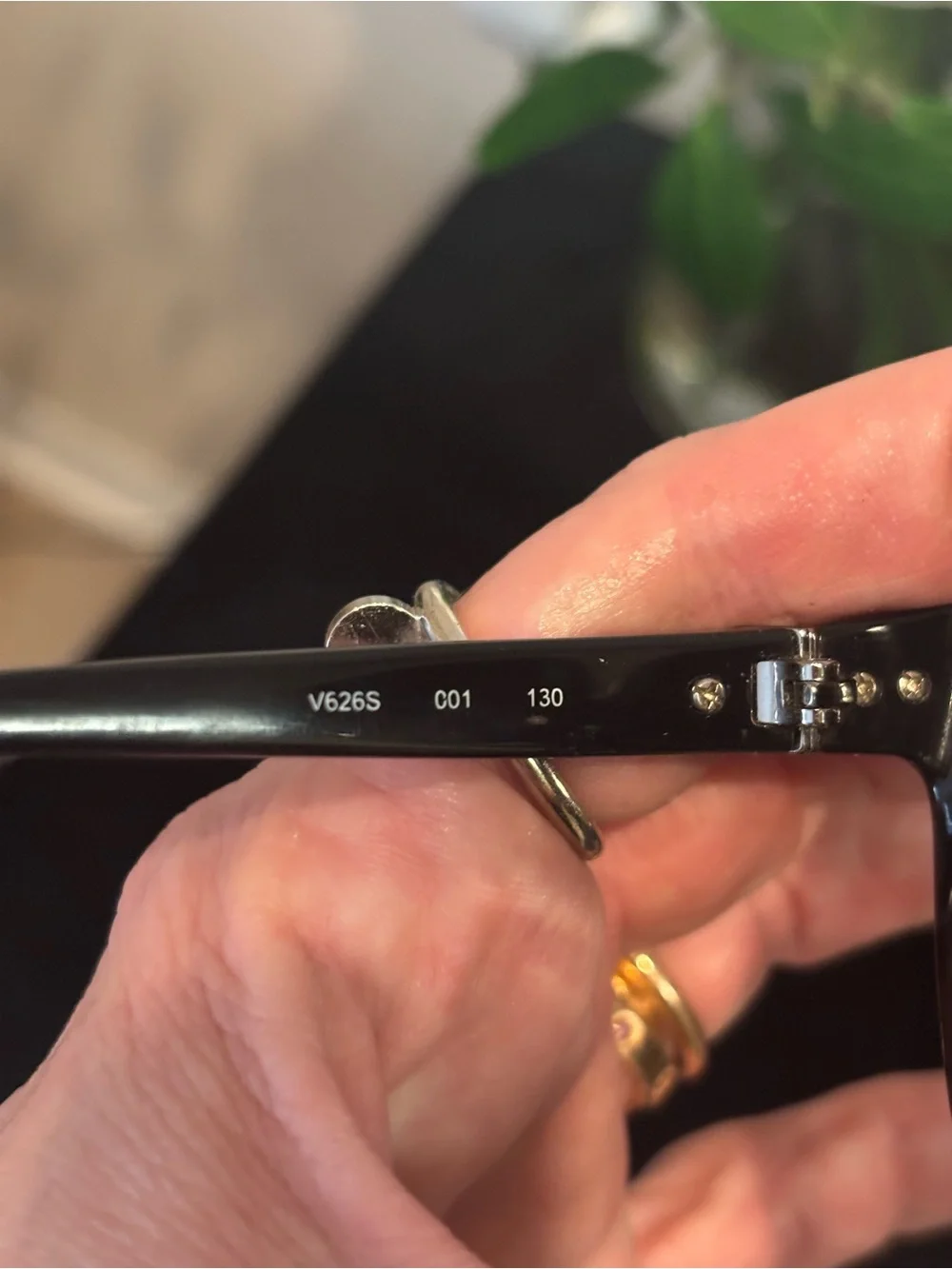Valentino Black Gradient Cat-Eye Sunglasses